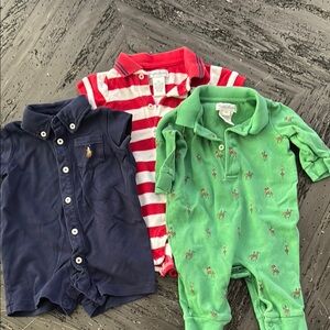 Ralph Lauren 3 month  One Pieces bundle.